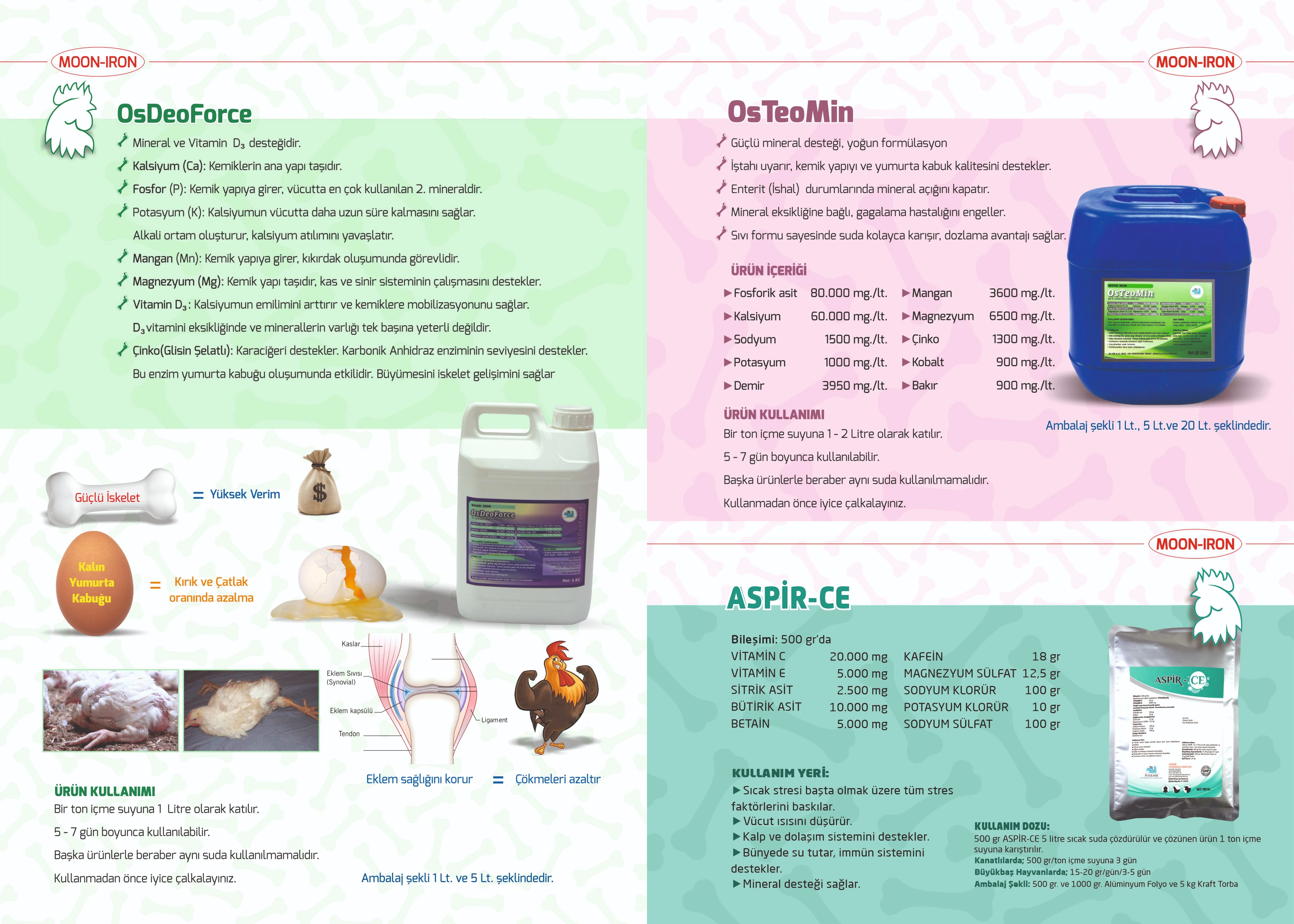 OSDEOFORCE ve OSTEOMİN